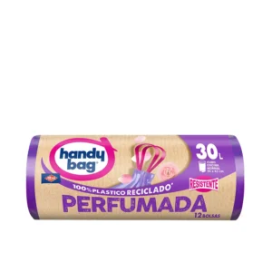 Albal Handy Bag Bolsas de Basura Perfumada Resistente Antigoteo, 100% Reciclado, 30L, 72 Bolsas, 6 Paquetes x 12 und