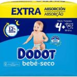 Dodot Bebé Seco Extra talla 4 pañales 10-15 kg 62 uds