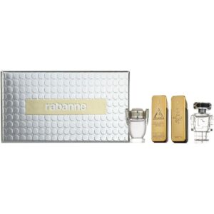 Paco Rabanne Set de miniaturas de Paco Rabanne: One Million Edt 5ml, One Million Elixir Intense Edp 5ml, Invictus Edt 5ml, Phantom Edt 5ml