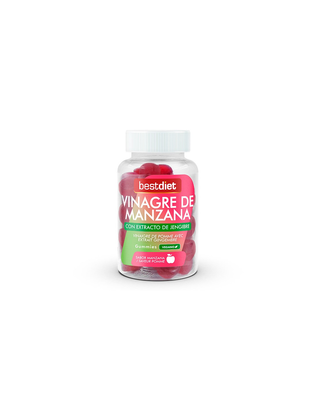 BESTDIET Vinagre de Manzana en formato de 60 gominolas